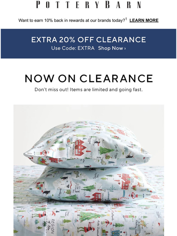 Pottery Barn Clearance alert! (Plus, extra 20 off clearance!) Milled