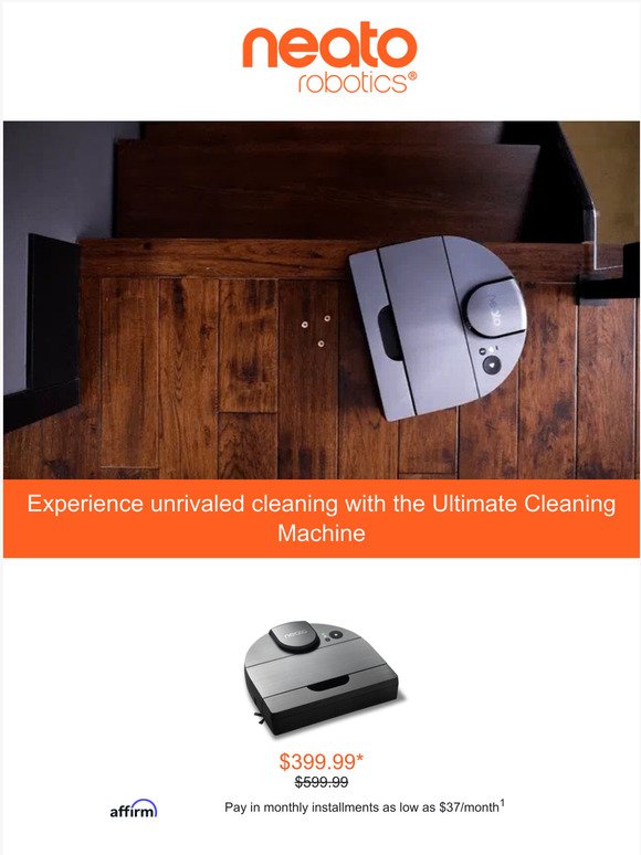 Discover a better way to clean with Neato's intelligent robot vacuums