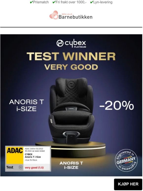 20% på mange varer & våre bestselgere!😃
