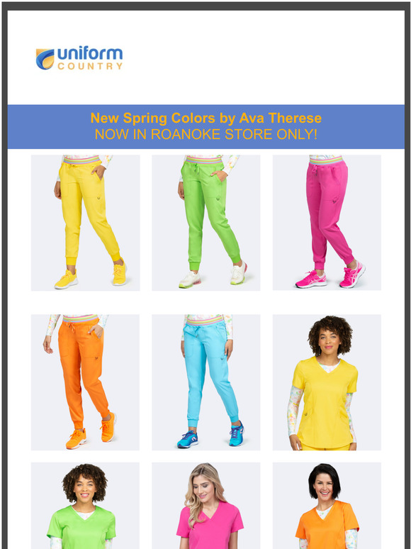 New Spring Colors Have Arrived Available at the Roanoke Store