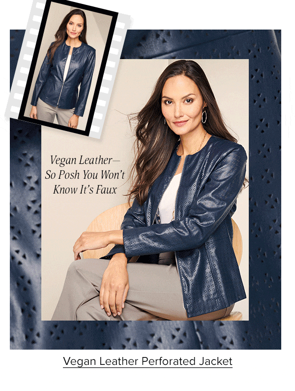 Drapers and Damon's 3 Words Vegan Leather Jacket And It's