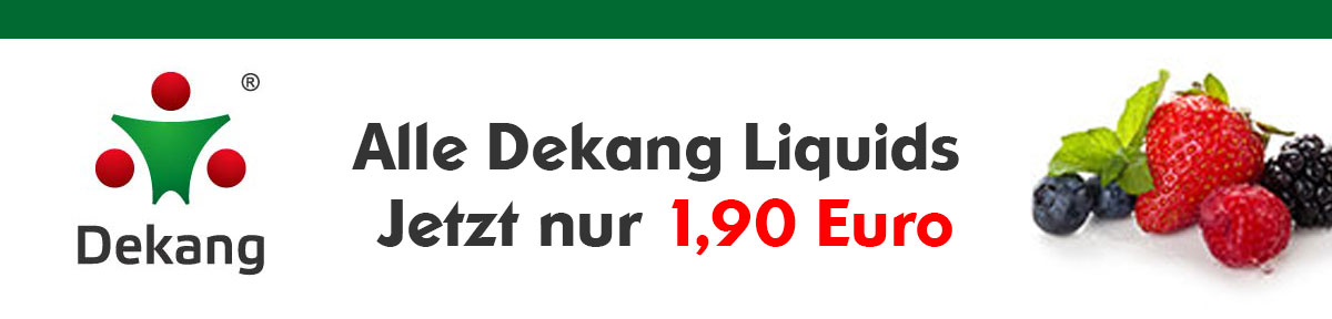 Alle Dekang Liquids - Jetzt nur 1,90 Euro