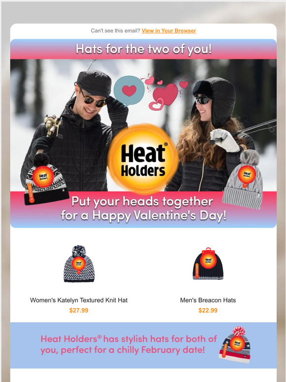 Warm heads mean warm hearts this Valentine's 👩‍❤️‍👨💞