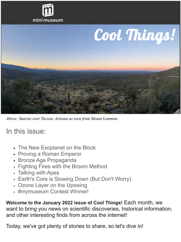 Mini Museum LLC Cool Things! New and the Broom Method! Milled