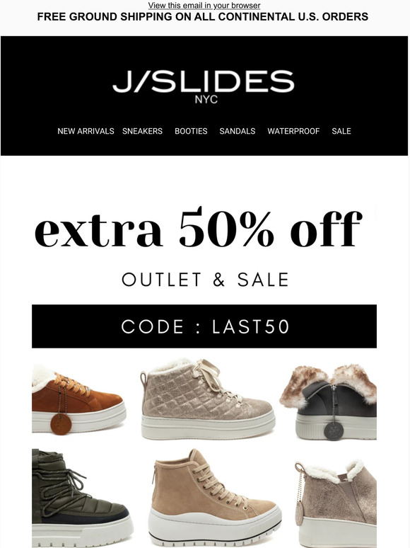 ⚠ LAST DAY TO SHOP 50% OFF ⚠