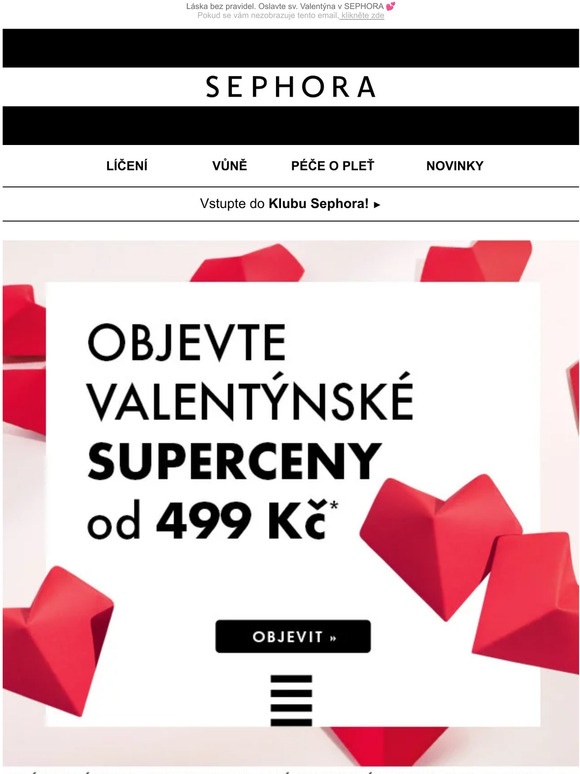 Objevte valentýnské superceny od 499 Kč💘