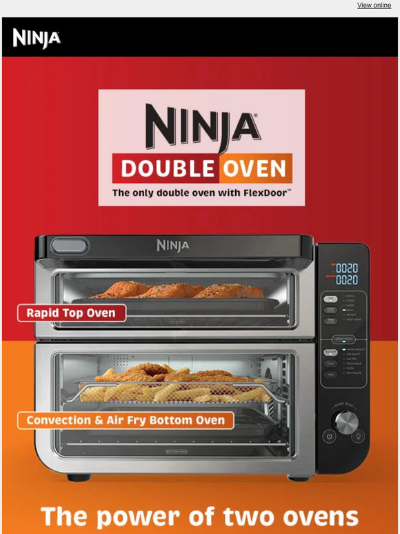 Ninjakitchen It's here. 🎉 Meet the Ninja Double Oven Milled