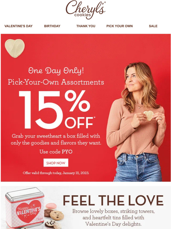Today only! Enjoy 15% off treats picked by you.