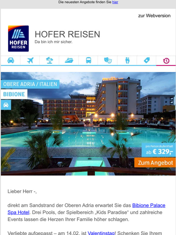 Hofer Reisen Die neuen Angebote sind da! Milled