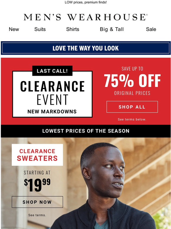 Men's Wearhouse Outfit makers Milled