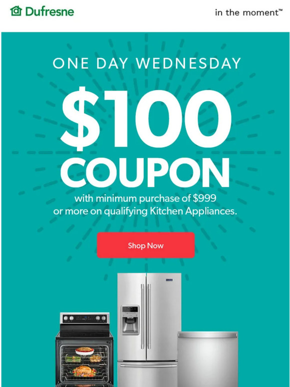 Dufresne furniture one day only deals inside milled