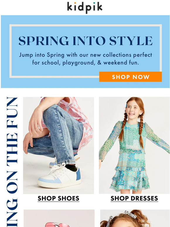 Kidpik: Jump Into Spring With Our New Collections | Milled