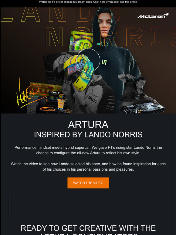 Artura: Inspired by Lando Norris