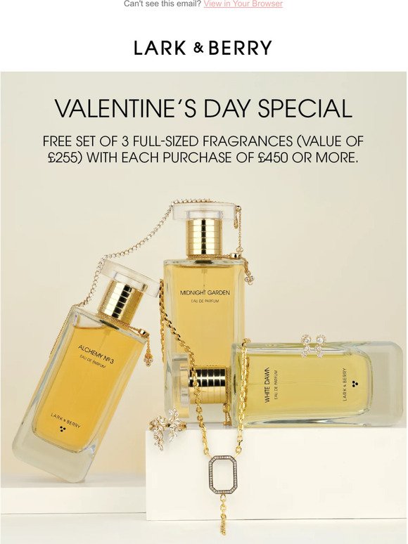 3 Free Full-Sized Fragrances for 💘 Day