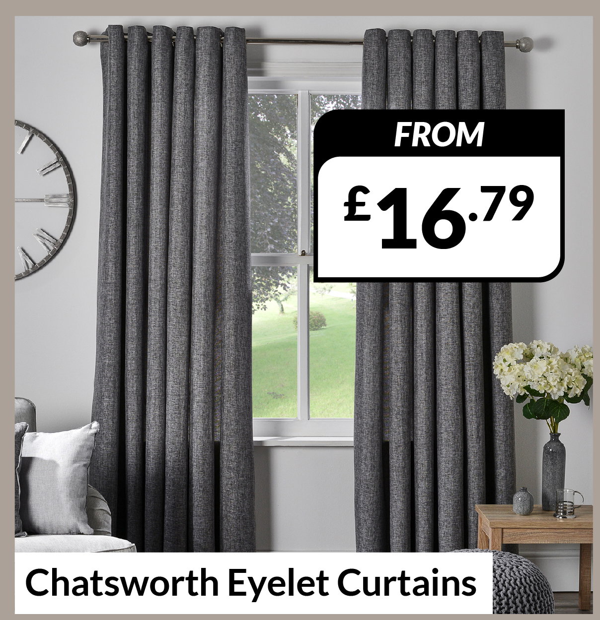 Chatsworth Eyelet Curtains
