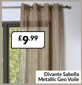 Divante Sabella Metallic Geo Voile