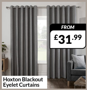 Hoxton Blackout Eyelet Curtains