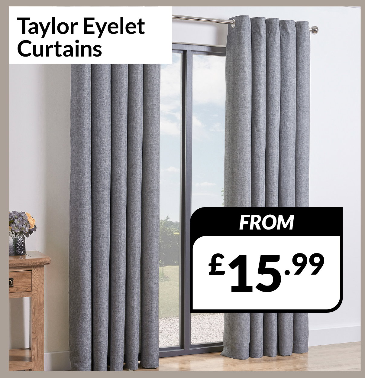 Taylor Eyelet Curtains