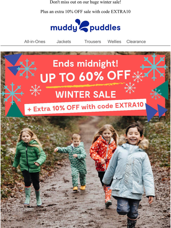 Last chance! Winter SALE ends midnight ⏰