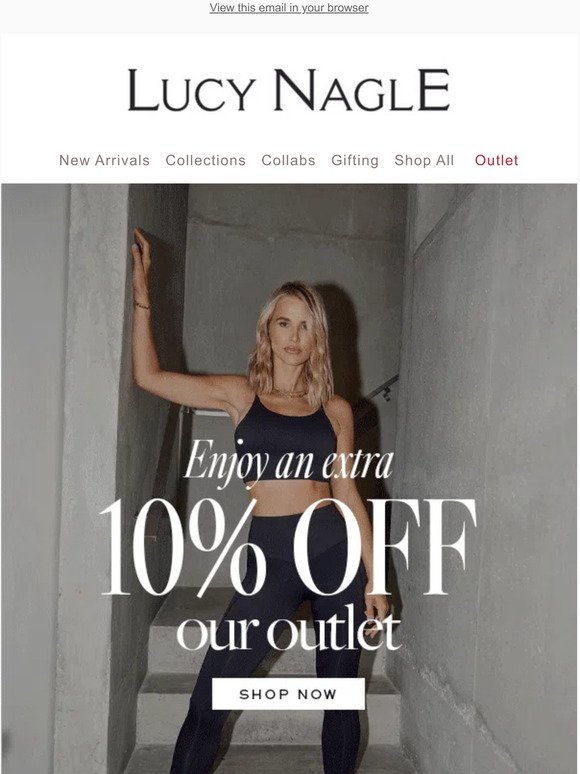 Extra 10% Off Outlet
