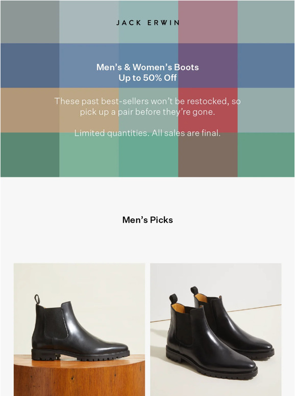 Up to 50% Off Select Boots