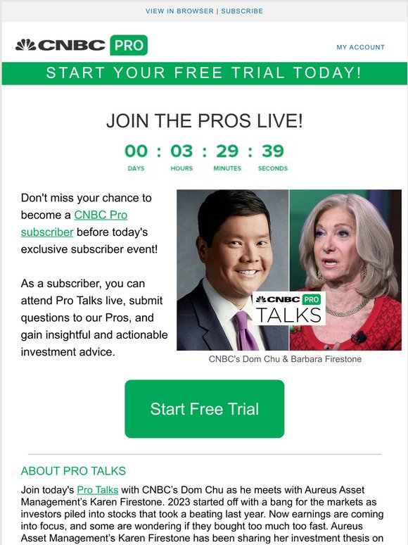 Join Pro with your free trial and join today's Pro Talks!