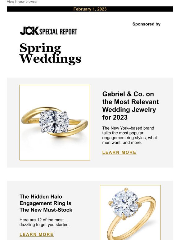Gabriel & Co. on the Most Relevant Wedding Jewelry for 2023