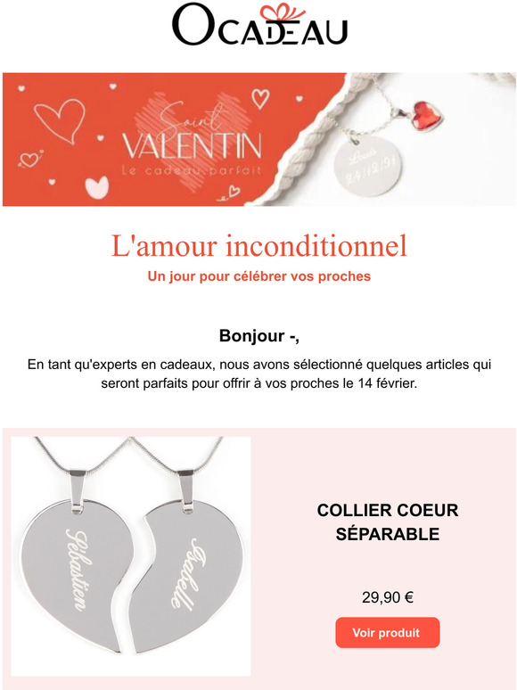 Le cadeau parfait pour le St. Valentin