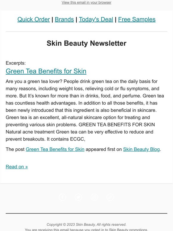 Posts from Skin Beauty Blog for 02/01/2023