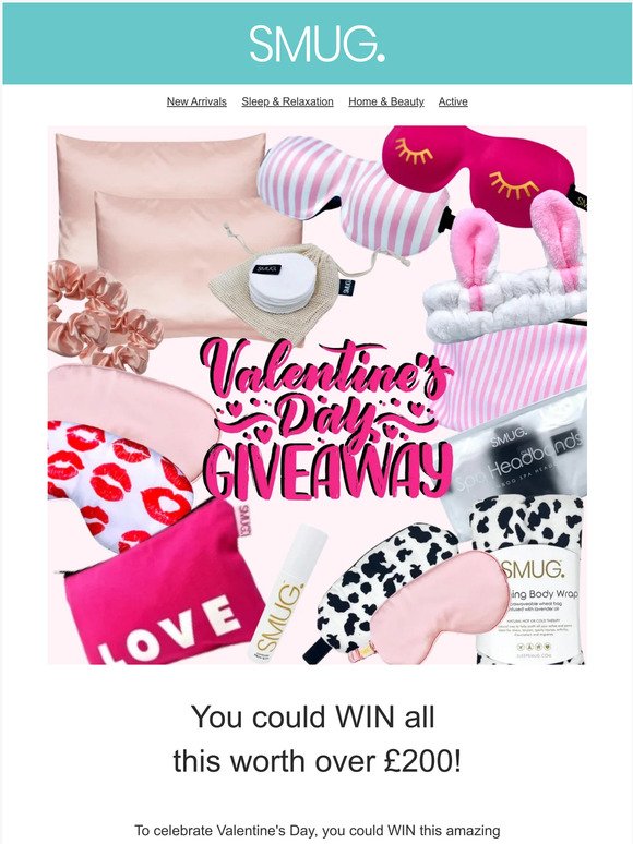 WIN our Valentine's Giveaway worth over £200 💘