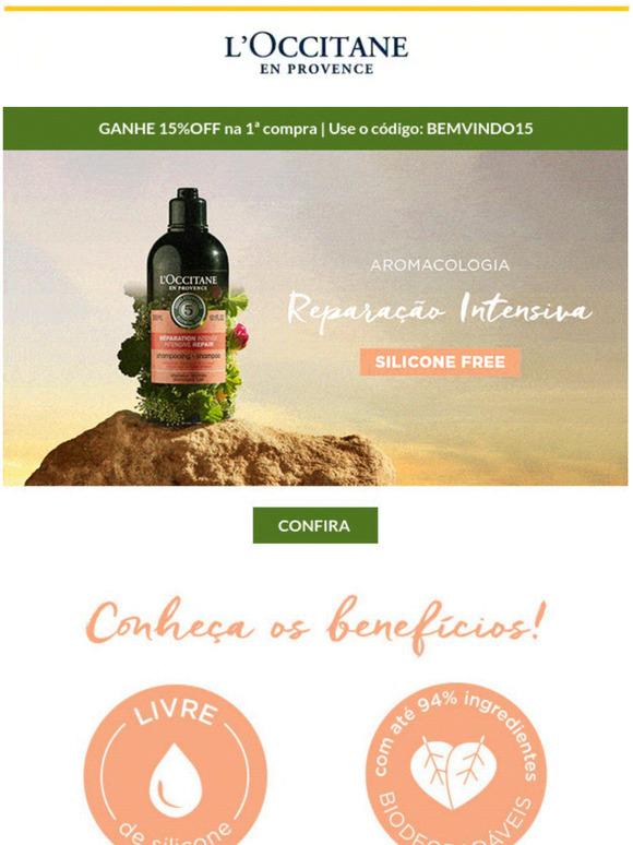 O melhor cuidado capilar com L’occitane en Provence