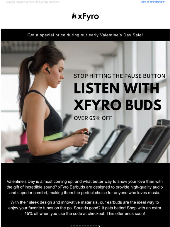 Surprising someone special? Say "I Love You" with the gift of premium sound