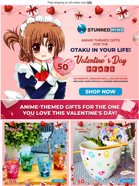 Fall in Love with Our Anime & Pop Culture Selection - on Sale for Valentine's Day!