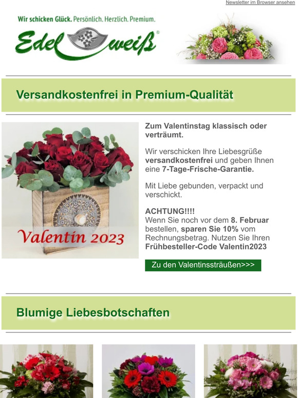 Versandkostenfrei in Premium-Qualität