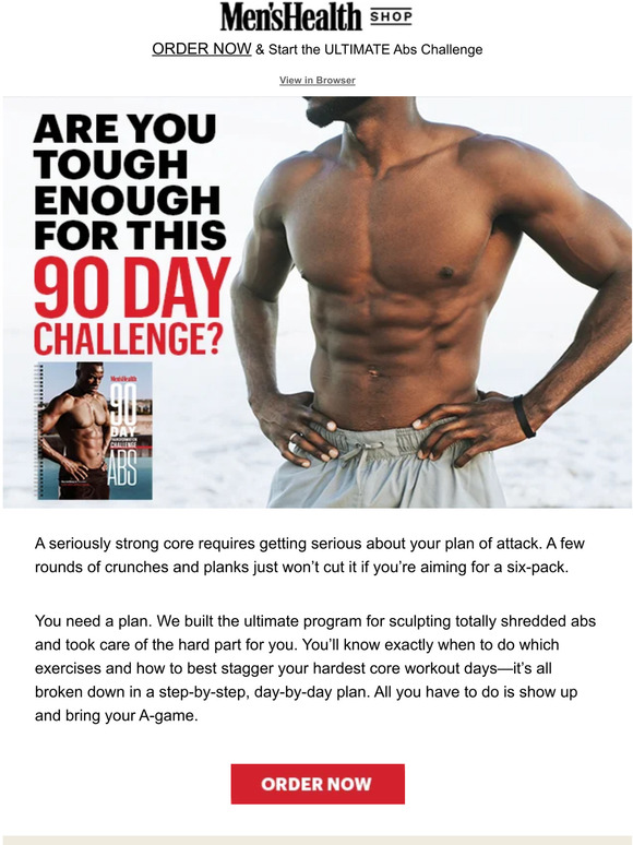 Hearst Magazines Build a killer core with the 90Day Abs Challenge