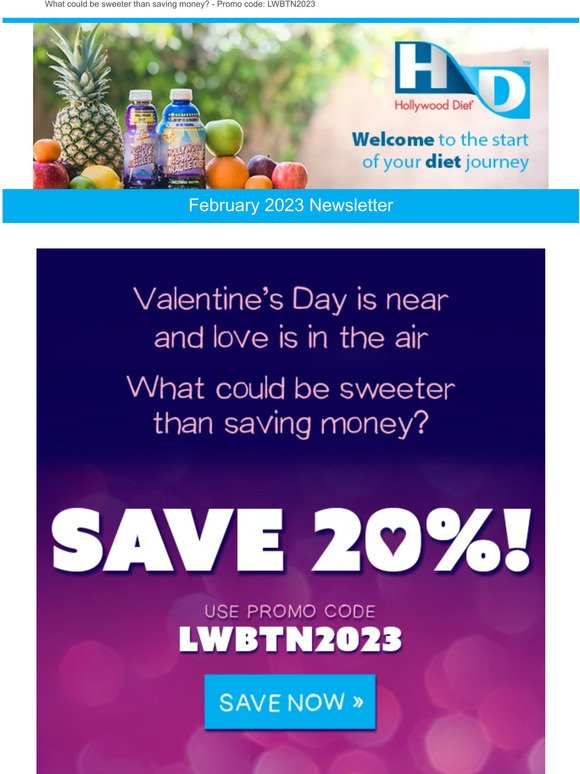 A Valentine's Day Gift For You: 20% OFF