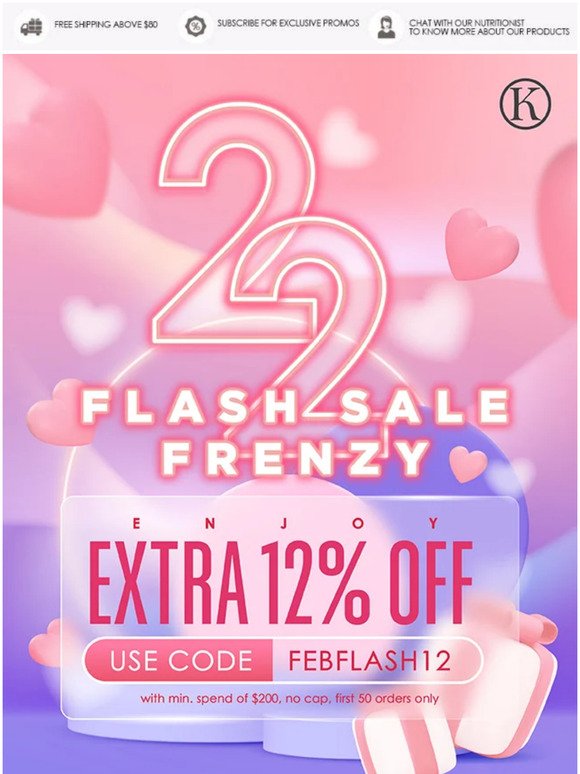 💜 2.2 Flash Sale Frenzy! Only For 4 Days! 🍀
