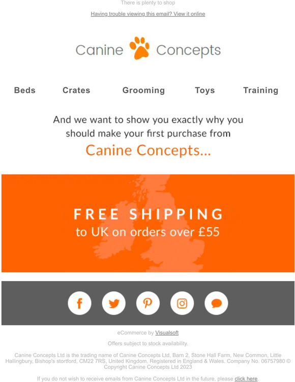Make your first purchase with us