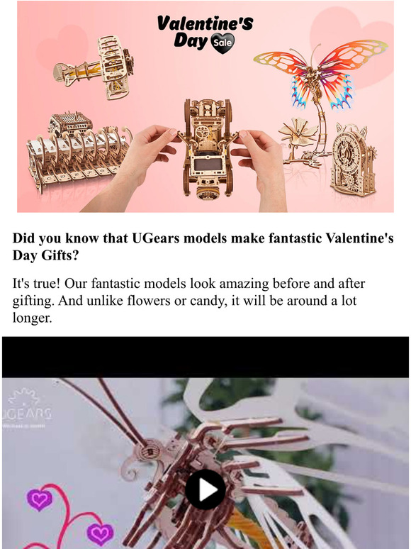 Make Valentine's Day special with Ugears!