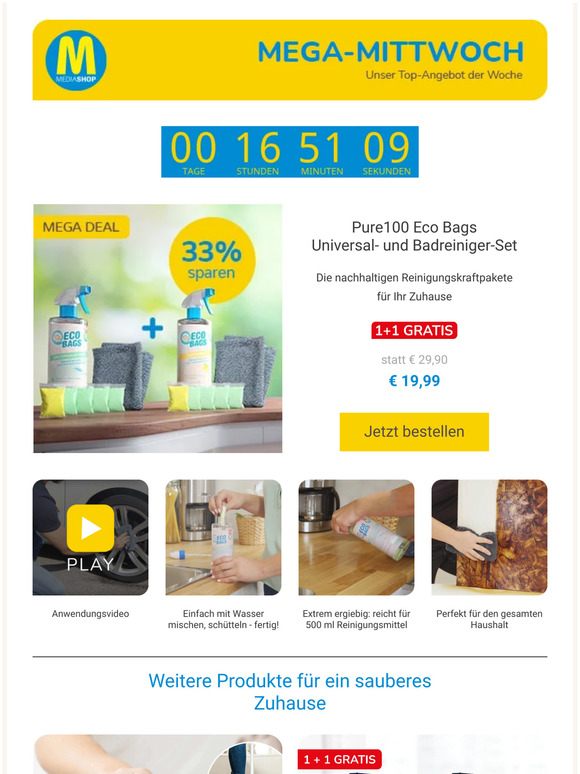 Mega Deal: Die nachhaltige Reinigungskraft