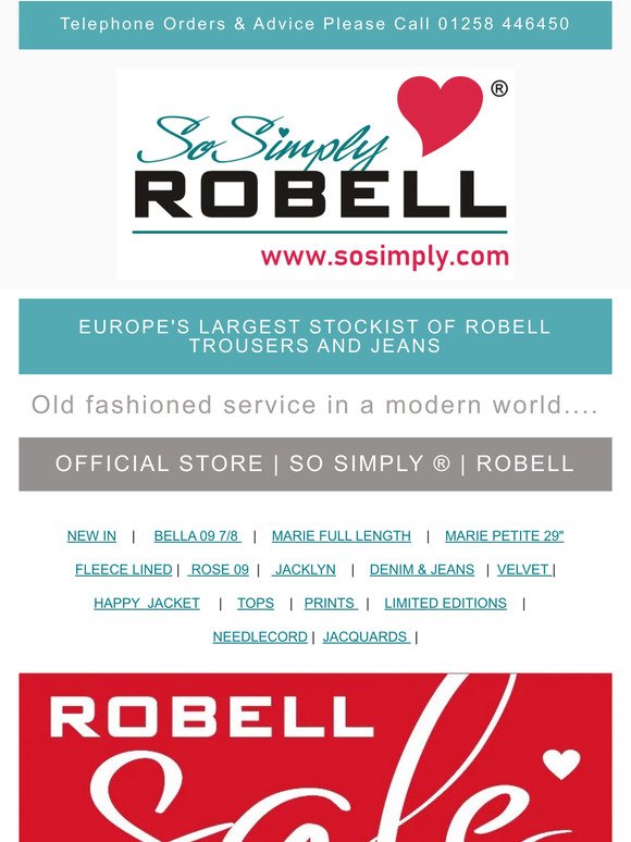 💥 SALE NOW 50% OFF  | ROBELL ® | Official Site