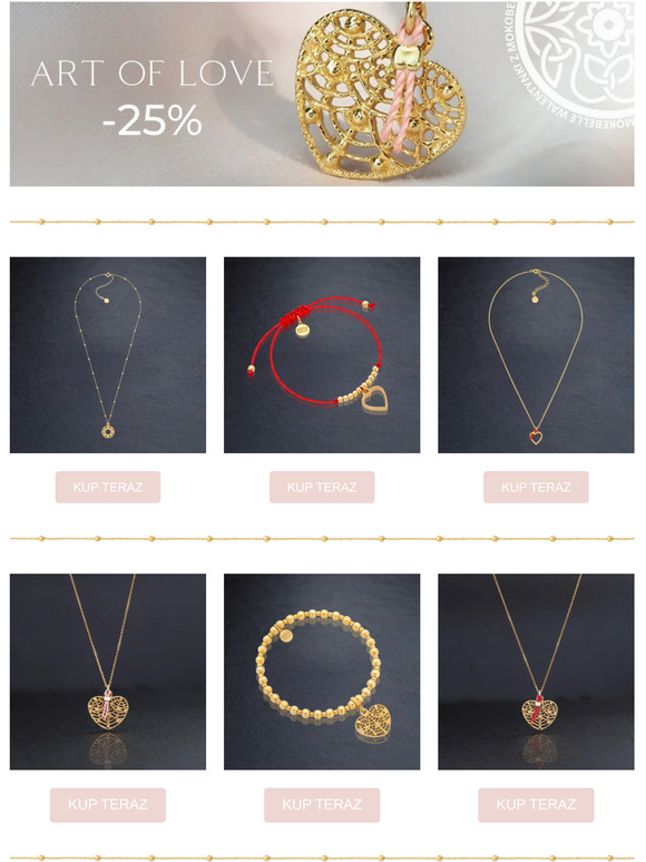 💕  -25% z okazji Walentynek 💕