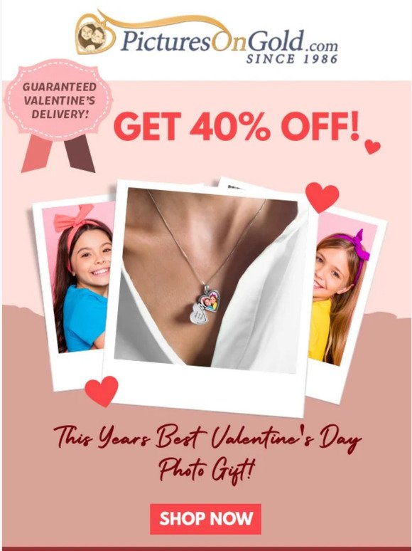 ❌ 40% Off This Years #1 Valentine's Day Necklace!