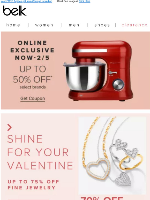 Belk Something special for you & everyone you love up to 75 off fine