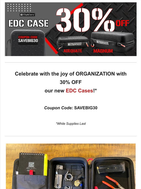 Clip&Carry EDC Storage Cases