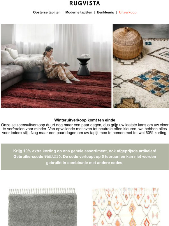 LAATSTE DAGEN tot 60% korting