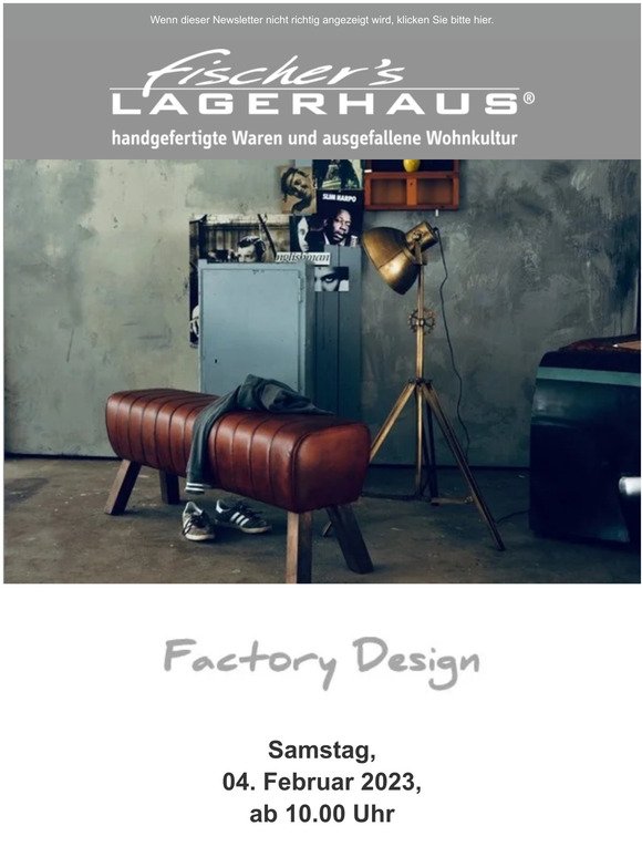 Container-Ankündigung 'Factory-Design' am 04. Februar 2023