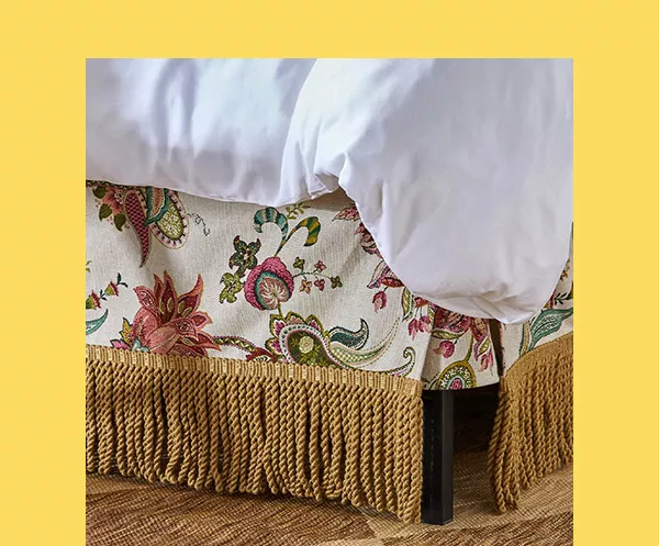 Fringe-Trimmed Bedskirt