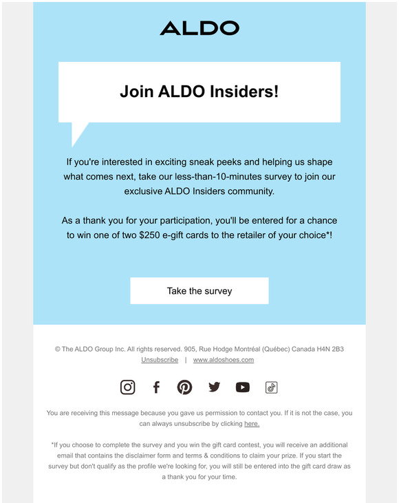 ALDO Shoes: A chance win a $250 gift card? Yes, please!​ | Milled
