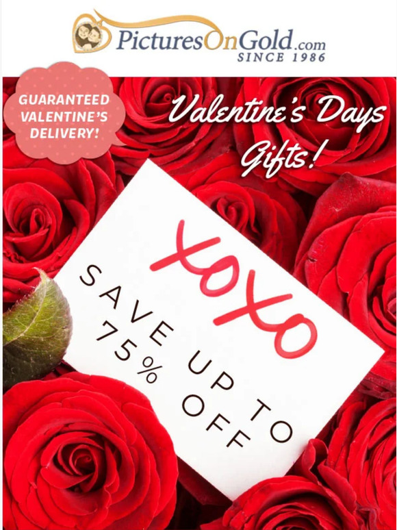 😍 Show Love & Save Big: Up To 75% Off Valentine's Gifts!